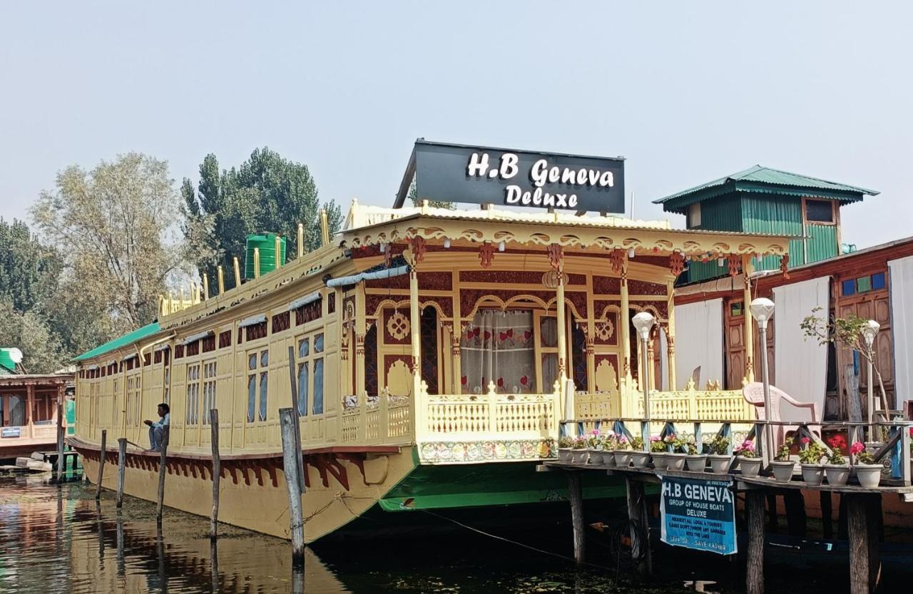 Heritage Geneva House Boat Srīnagar Esterno foto